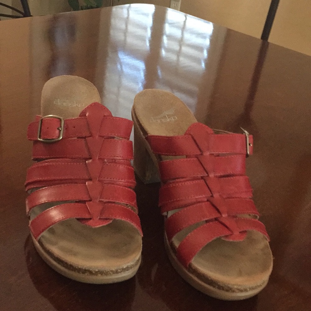 Dansko slip on sandals size 8 (38)